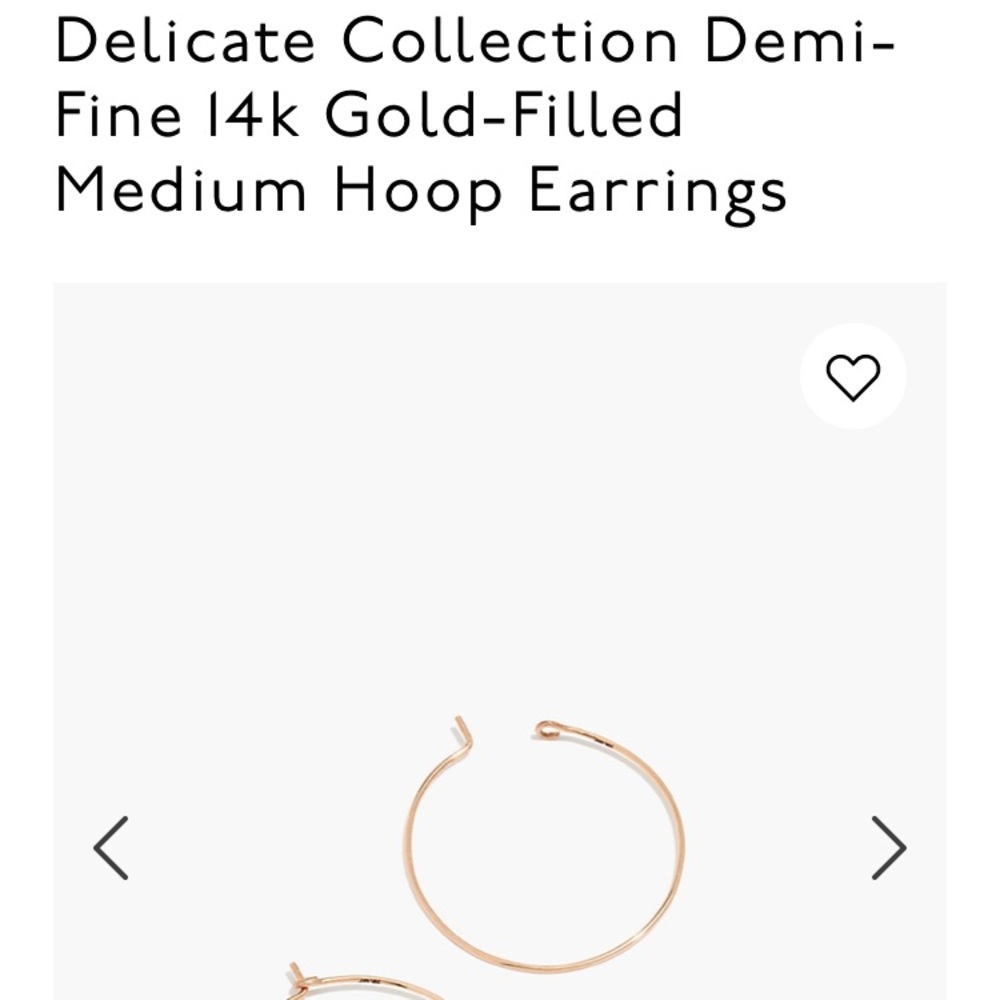 Madewell 14k Gold-Filled hoops